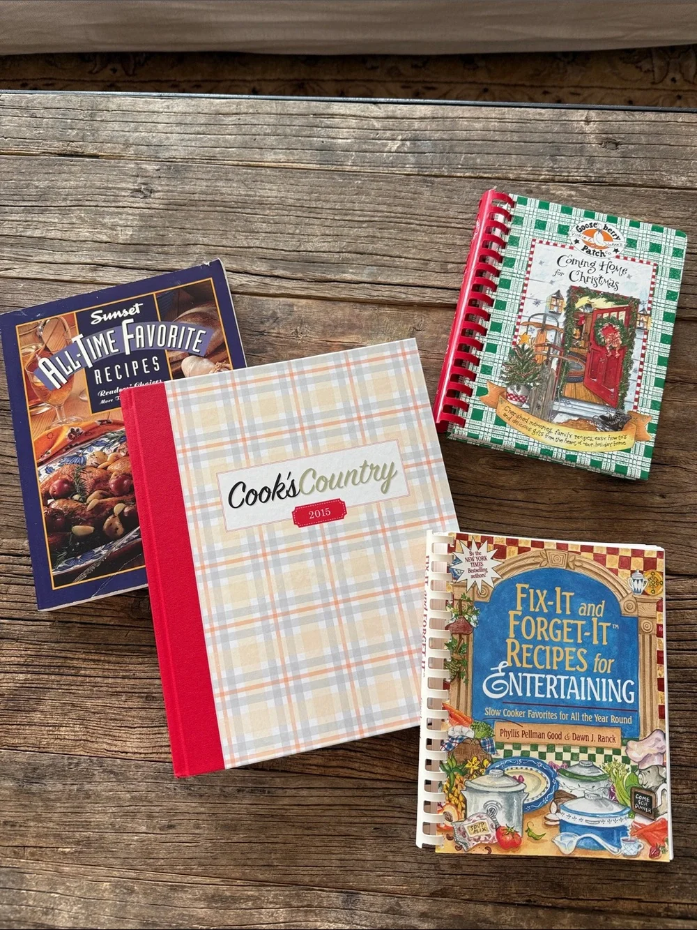Country cooks cookbook lot! Gooseberry, Sunset, cook’sCountry. 4 books!